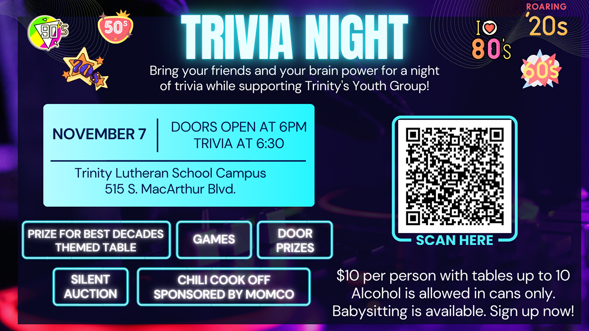 Trinity's Trivia Night