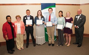 Standout students receive  college scholarships