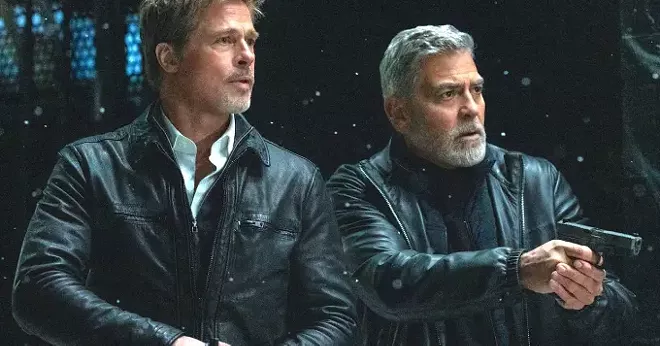 George Clooney and Brad Pitt shine in meta Wolfs