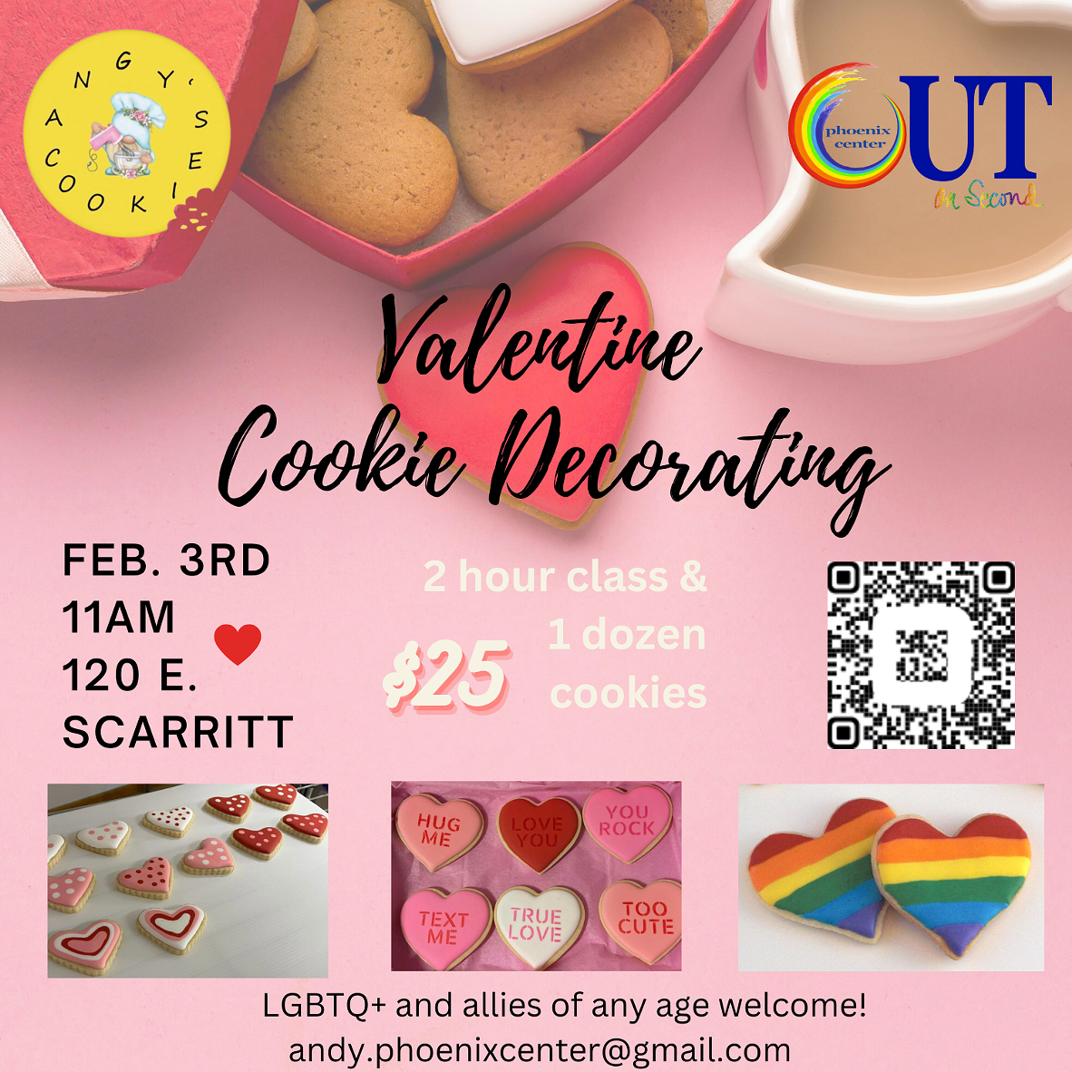 Valentine Cookie Decorating Flyer
