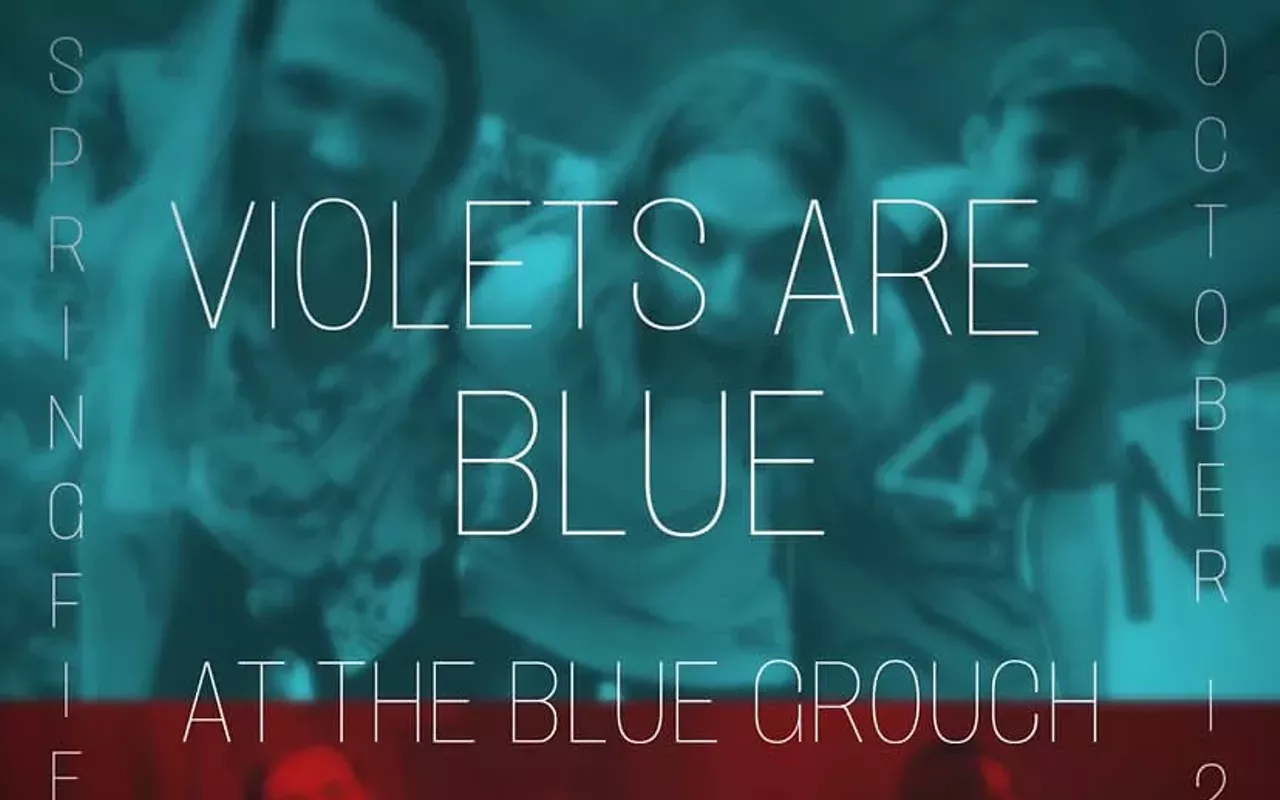 Image: Violets Are Blue with Scarlet's Darling