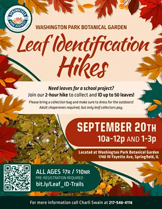 Image: Washington Park Botanical Garden Leaf Identification Hikes