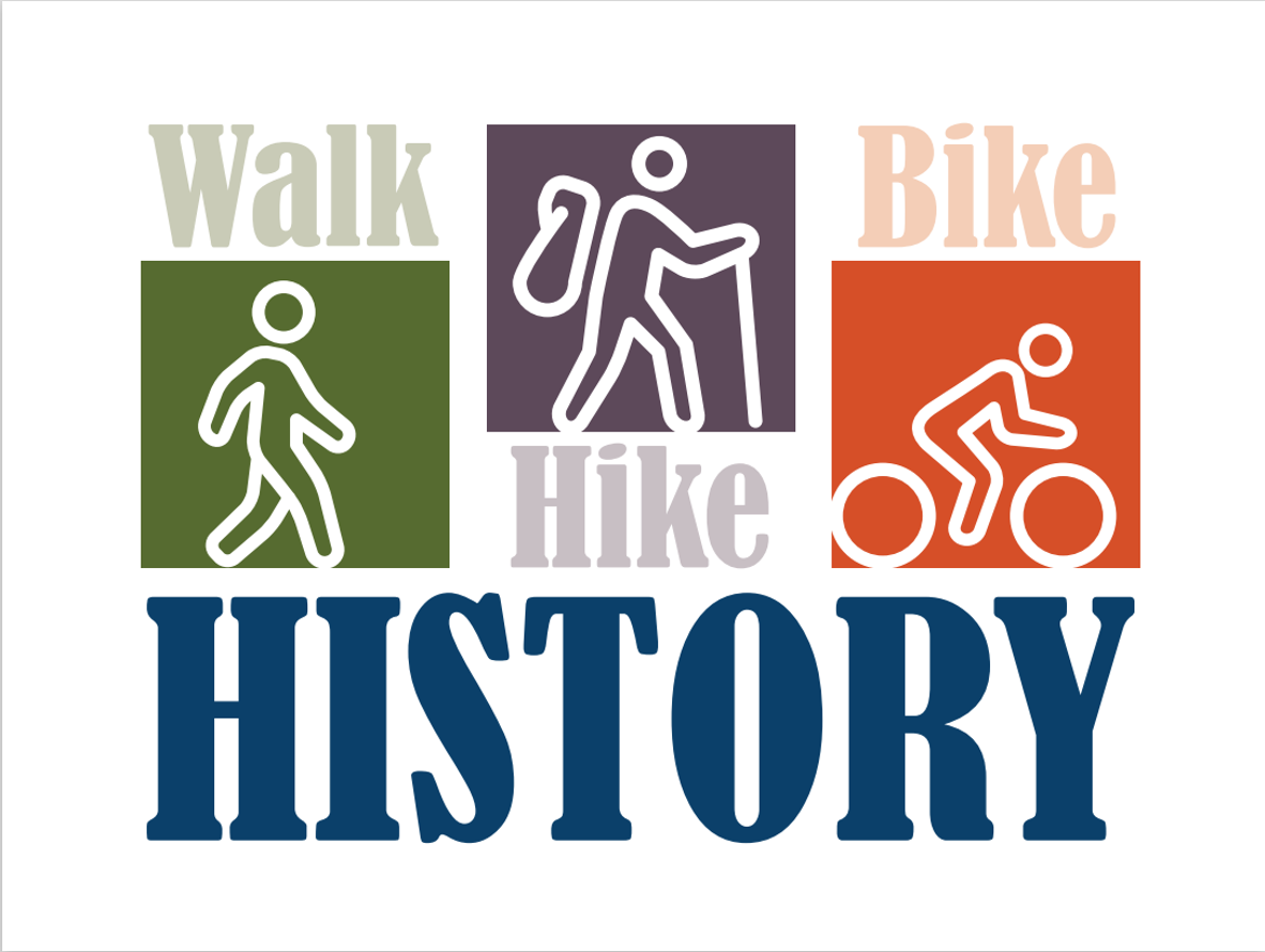 Logo for the Walk Hike Bike History Program
